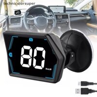 Tcsr Báo động quá tốc độ Phụ kiện ô tô G20 cho ô tô Xe tải Xe buýt GPS kỹ thuật số La bàn Đồng hồ tốc độ Phông chữ lớn Đầu lên Màn hình ô tô HUD Super