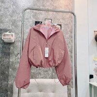 [TD] Áo khoác nữ giá rẻ Lửng Vải Dù Trơn Mỏng Nhẹ Nón Rộng cực hót đẹp cá tính-A2220