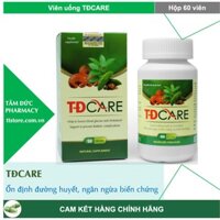 TĐ CARE [Hộp 60 viên] - Ổn định đường huyết cho người tiểu đường [td care / tdcare / tđcare / insuna]