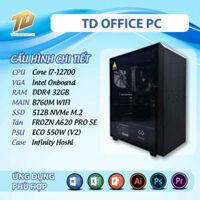 TD OFFICE PC (I7-12700, B760M, 32GB DDR4, SSD 512GB)