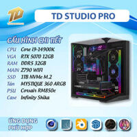 TD STUDIO PRO (i9-14900K | Z790 | RTX 5070 | 32GB DDR5 | SSD 1TB)