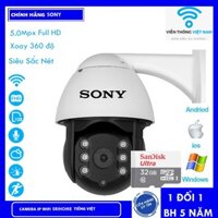(TD92) Camera WIFI - Camera Ip Giám Sát Sony Ptz Ngoài Trời Xoay Theo Chuyển Động 1080P Chính Hãng