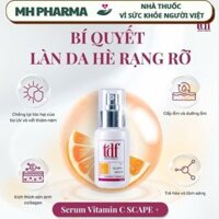 TDF "C" SCAPE + SERUM Vitamin C dưỡng chất chống oxy hóa sản sinh collagen sáng da chính hãng