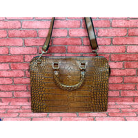 TDS-370-Túi cặp công sở da dập vân sấu cho Nam và nữ