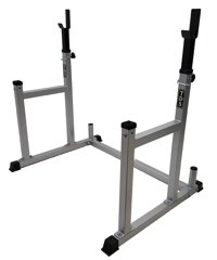 TDS Multi-Function Squat Rack with Adjustable uprights Used as Barbell Rack, Bench Press, Squat, Dumbbell Rack. Heavy Non-Slippery Foot Pads to Inc...