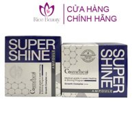Tế Bào Gốc Căng Bóng Da CosmeHeal Super Shine Ampoule Hàn Quốc Làm Trắng Da, Se Khít Lỗ Chân Lông, Mờ Thâm - Rice Beauty