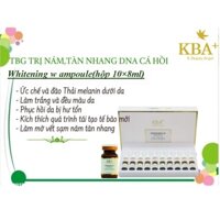 Tế Bào Gốc Dưỡng Trắng Da KBA DNA cá hồi Whitening W Ampoule 8ml - TRẮNG DA, MỜ THÂM