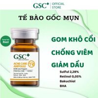 Tế bào gốc mụn GSC, xử lí mụn thâm, viêm, sáng da, khô mụn, căn bằng dầu Care Ampoule TR GSC Shop
