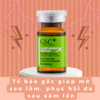 Tế bào gốc xóa sẹo, sẹo rỗ, sẹo lõm, phục hồi và trẻ hóa da GA Anti Ageing Ampoule X lọ 8ml (Nhập khẩu Hàn Quốc)