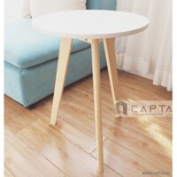 TE1511-06W | Bàn cafe gỗ MDF phủ PVC chống thấm