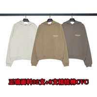 TE4O FEAR OF GOD Double Line ESSENTIALS Front Pocket Fleece Hoodie FOG Loose sweater