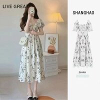Tea Break French First Love Floral Dress Nữ