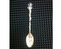 TEA SPOON HOA VĂN LÁ GOLD