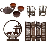 Teacup Taishi Trang Trí Ghế Retro Bánh Nướng Sinh Nhật Ấm Trà Phong Cách Trung Quốc 4399 Trang Trí Màn Hình Trung Quốc DIY3.28 Phong Cách Cổ