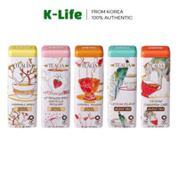 Tealia | Hộp thiếc Túi trà 30g (2G * 15T) | Trà thảo dược / Trà đen | Hoa cúc Apple Herbal / Dâu dâm bụt / Caramel Rooibos Herbal / Quế Chai đen / Ceylon Black | Trà Hàn Quốc