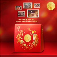 "Team Hạt Sen Đậu Đỏ" - Hộp 2 bánh trung thu Kinh Đô