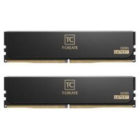 TEAMGROUP T-Create EXPERT DDR5 Black 32GB Memory Kit – Black, 32GB (2x16GB) 6000MHz CL38 DDR5 (CTCED532G6000HC38ADC01)