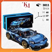 Technic KBOX Lamborghini Aventador SVJ 63 Tỉ lệ 1:8 Đồ chơi Mô Hình lắp ghép lắp ráp siêu xe bản đẹp