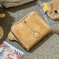 Technicolorepic Kawaii Rilakkuma Ví Hoạt Hình Dễ Thương Mặt Gấu Ví Nhỏ Dành Cho Nữ Bé Gái Kẹp Tiền Nhỏ Gọn Túi Đựng Tiền Xu Thời Trang Ví Quà Tặng TEC