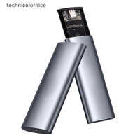 Technicolornice M2 NVME SSD Case 10Gbps HDD Box NVME SSD sang USB 3.1 Vỏ Type-A sang Type-C TNE
