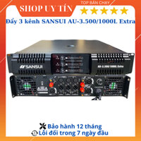 (Technology of JAPAN) Cục đẩy công suất- Main 3 kênh Sansui AU 3.500/1000 Extra Công suất 2x600w+1x800W 40 sò.