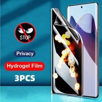 Tecno Spark30C 30 20P 20C 3 Chiếc HD Trong Suốt Chống Gián Điệp Riêng Tư Hydrogel Cho Tecno Spark 30C 30 20P 20C 20 10C 10 Pro Plus 5G 4G Full Cover Chống Mưa