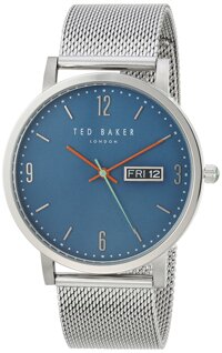 Ted Baker Men's 'Grant' Quartz Stainless Steel and Leather Casual Watch