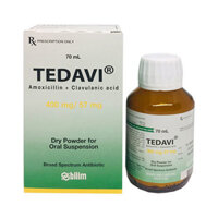 Tedavi 400mg/57mg, chỉ định trong các trường hợp viêm amidan, viêm xoang, viêm tai giữa, nhiễm khuẩn