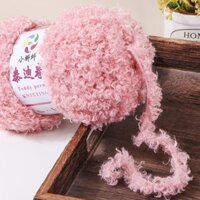 Teddy Cuộn Len Terry Vòng Chủ Đề Handmade diy Vòng Lông Cừu Móc Ren Tay Đan Khăn Len Búp Bê Th20250303