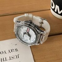 Teen Đẹp Trai Thể Thao Hợp Thời Trang Đồng Hồ Nam Nữ INS Sinh Viên Đại Học Phong Cách Silicon Dây Đeo Đồng Hồ Thạch Anh Nữ