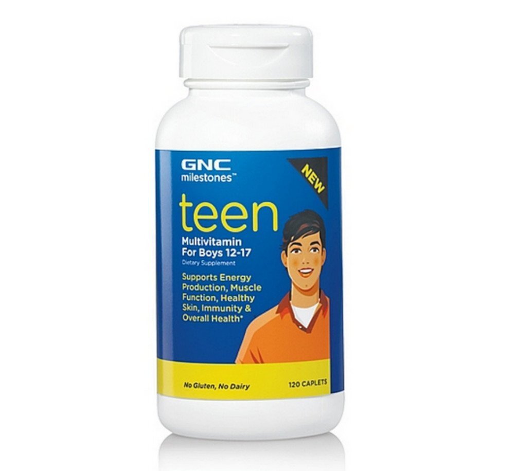 Teen Multivitamin For Boys 12-17 GNC milestones 120 viên