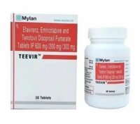 TEEVIR 600/200/300mg Mylan (Efavirenz/Emtricitabin/Tenofovir) thuốc kháng virut HIV-1