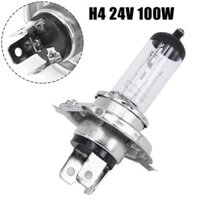 【tehautoshop】 1 Chiếc Đèn Halogen H4 Đèn Chống Nước Màu Vàng 3200K Đèn Pha Ô Tô 24V 100W