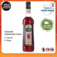 TEISSEIRE GRENADINE  SYRUP chính hãng siro pha chế hương lựu - Felino