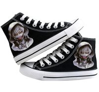 Telacos Tokyo Ghoul Anime Kaneki Ken Cosplay Shoes Canvas Shoes Sneakers Black/White