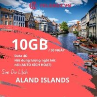 [TELEBOX] Sim Du Lịch ALAND ISLANDS 4G tốc độ cao MIỄN PHÍ tốc độ 3GB không giới hạn trong 30 ngày