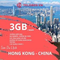 [TELEBOX] Sim Du Lịch HONGKONG-TRUNG QUỐC Tốc Độ Cao Không chặn Facebook Google Chính hãng China Mobile và China Unicom