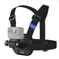 Telesin Camera Thể Thao Ngực Mount Harness Phát Hành Nhanh Dây Đeo Ngực Thay Thế Cho Hero 12 / 11 / 10 / 9 DJI OSMO Action Insta360 X4 / X3 Phụ Kiện Camera Hành Động