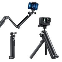 Telesin Gậy Tự Sướng 3 Chiều Kèm Gậy Ba Chân Cầm Tay Cho GoPro Hero Insta360 DJI Action