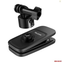 Telesin Máy Ảnh Thể Thao Ba Lô Dây Đeo Gắn Ba Lô Kẹp Giá Đỡ Phát Hành Nhanh Gắn Thay Thế Cho Hero 12 / 11 / 10 / 9 DJI OSMO Hành Động Insta360 X4 / X3 Phụ Kiện Camera Hành Động