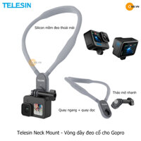 Telesin Neck Mount - Vòng dây đeo cổ Gopro 12 new 2023