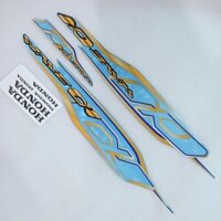 Tem 3 lớp cao cấp màu Xanh Ngọc cho xe Wave Alpha 110 đời 2020-2021