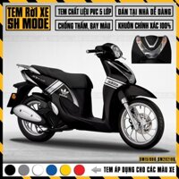 Tem Adidas Dán Xe SH Mode Đẹp | SM06 | Decal SH Nữ Áp Dụng Cho Màu Xe Đen, Trắng, Đỏ, Bạc