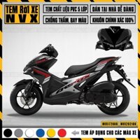 Tem Aerox Dán Xe NVX 125-155 Chọn Màu | NVX08 | Tem Rời Chất Liệu Decal Chống Nước, Bền Màu Cho NVX V1 Và V2 TCM