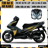 Tem AirBlade 2023 Cực Chất | AB2023-11 | Team Decal Dán Xe Máy AB Air Blade Đỏ Đen Xanh Xám 125 160 Chống Nước Bền Màu
