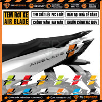 Tem AirBlade AB Thiết Kế Limited | AB45 | Decal Dán Xe Máy Air Blade 2016 2019 2020 2021 2022 Đỏ Đen Trắng Vàng Xanh ...