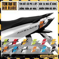 Tem AirBlade AB Thiết Kế Limited | AB45 | Decal Dán Xe Máy Air Blade 2016 2019 2020 2021 2022