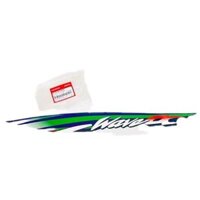 Tem B ốp sườn trái Wave Alpha 100 Màu Xanh Nhớt B142P Zin Honda - 87109KRS860ZC