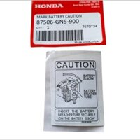 TEM BÌNH ẮC QUY DREAM EX5 MALAYSIA