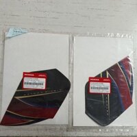 Tem cánh gà bửng ab air blade 110 2008 đỏ đen đời bình xăng con ( có bán lẻ từng bên )